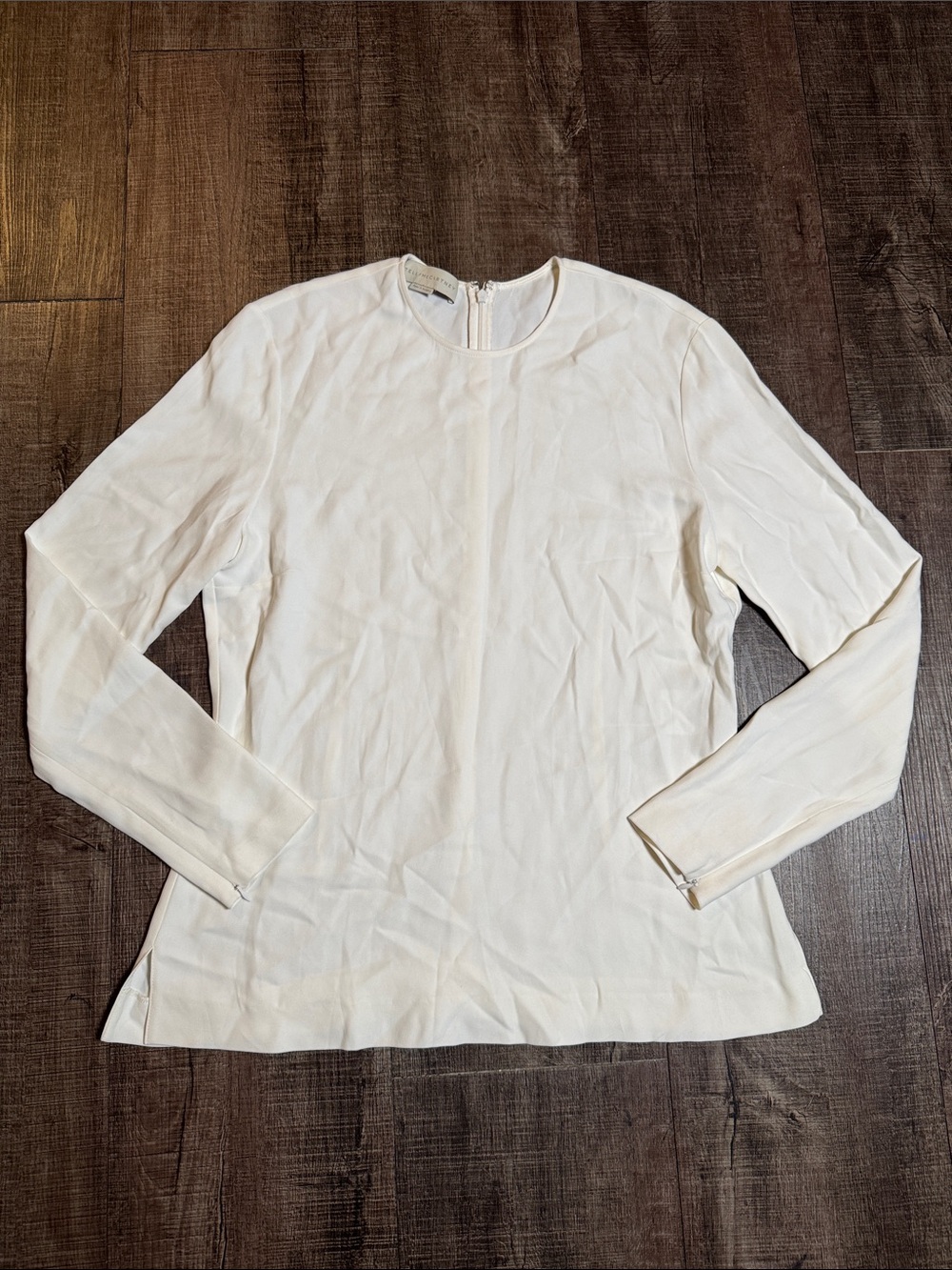 Stella McCartney Long-Sleeve Blouse 
White Cream